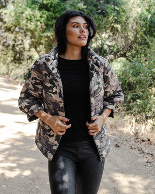 Anorak Crop Sleeve Puffer Coat - Taryn x Philip Boutique