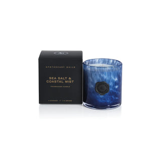 Apothecary Guild Opal Glass 4oz Candle - Sea Salt & Coastal Mist