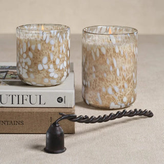 Speckled Lumina Candle Jars 