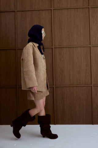 Arctic Fox & Co. - The Alpaca Hooded Scarf - Deep Sea Navy