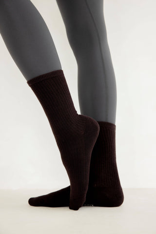 Arctic Fox & Co. - The Everyday Socks - 100% Bamboo - Dark Chocolate