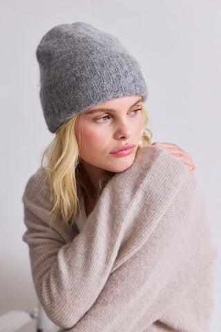 Arctic Fox & Co. - North America - The Mohair Beanie - Arctic Grey