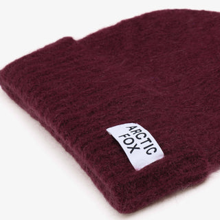 Arctic Fox & Co. - North America - The Mohair Beanie - Cherry Burgundy - FW25