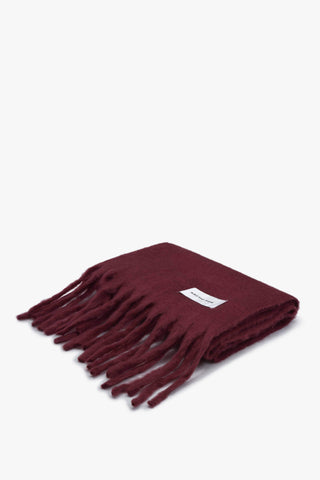 Arctic Fox & Co. - North America - The Reykjavik Scarf - 100% Recycled - Burgundy - FW25
