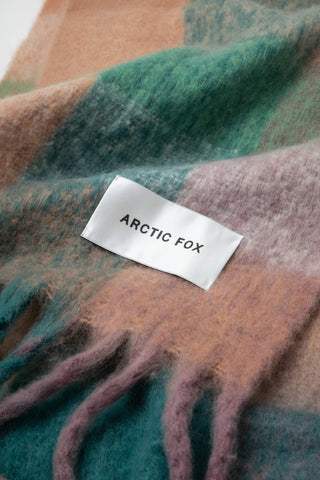 Arctic Fox & Co. - North America - The Reykjavik Scarf - 100% Recycled - Lilac Check