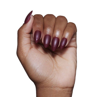 Glamnetic - Merlot Press-On Nails| Matte Finish| Gloss French Tip| Short