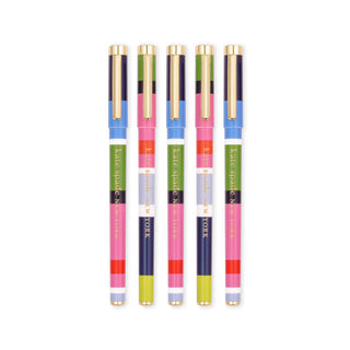 Kate Spade New York by Lifeguard Press - Fine Tip Pen Set, Sunny Day Stripe