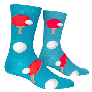 Crazy Socks - Ping Pong - Mens Crew Folded