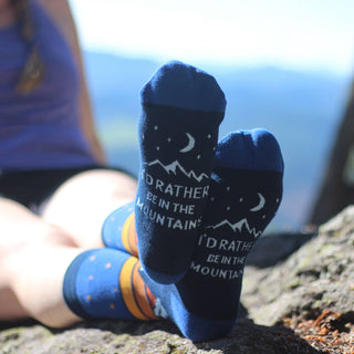 Lavley - I'd Rather Be In The Mountains Socks