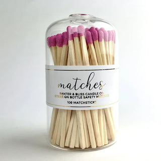 Modern Matchstick Bottle with Striker · 100 Long Safety