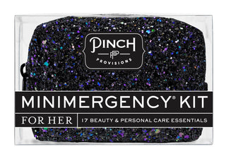 Pinch Provisions - Black Glitter Bomb Minimergency Kit