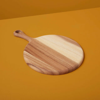 Acacia Small Round Board with Short Handle - Taryn x Philip Boutique