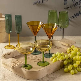 Niko Artisan-Crafted Coupe Cocktail Glasses 