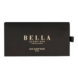 Bella Sleep + Spa Silk Sleep Mask in black