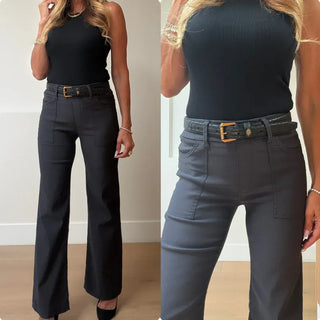 Bevy Flog Christine Pants Charcoal