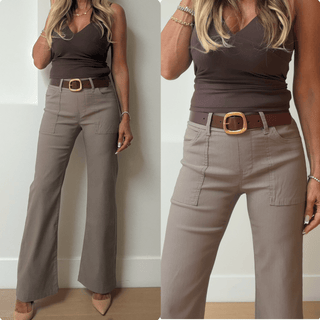 Bevy Flog Christine Pants Light Brown