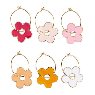 Santa Barbara Design Studio by Creative Brands - Wine Charms in Wood Box - Charmed - Set of 6