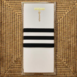 Black Ink - Notepad - Letter size Gold Foil Corkscrew