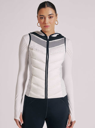 Blanc Noir Packable Moto Vest - Taryn x Philip Boutique