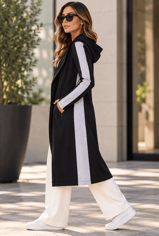 Blanc Noir Anya Traveler Jacket – Black/Charcoal