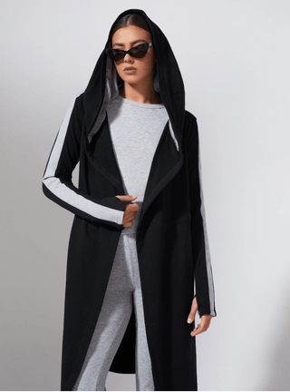 Blanc Noir Anya Traveler Jacket – Black/Charcoal