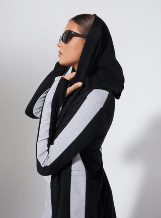 Blanc Noir Anya Traveler Jacket – Black/Charcoal
