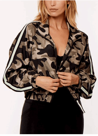 Blanc Noir Camo Wind Jacket - Taryn x Philip Boutique