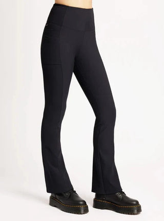 Blanc Noir Directional Rib Bootcut Pants