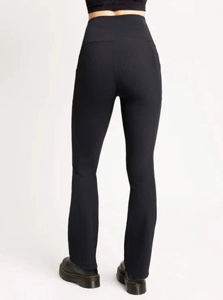 Blanc Noir Directional Rib Bootcut Pants