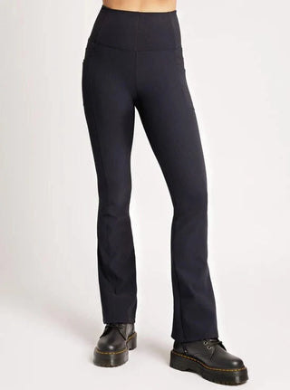 Blanc Noir Directional Rib Bootcut Pants