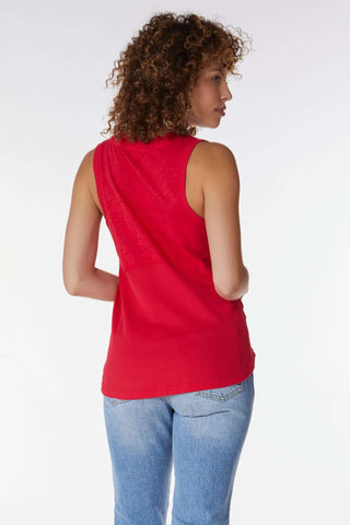 Bobi Inset V-Neck Tank - Taryn x Philip Boutique