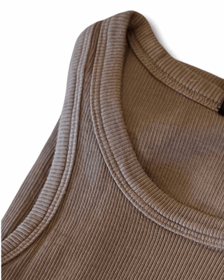 Bobi High Neck Rib Tank - Taryn x Philip Boutique