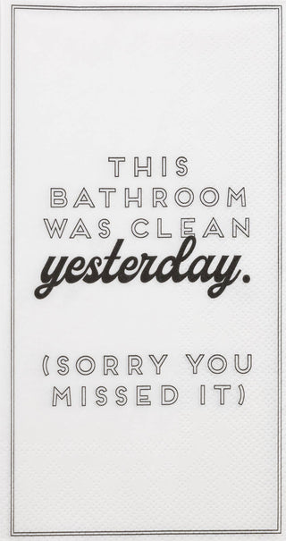 Boston International - Paper Guest Towel 16 Count - Clean Yesterday
