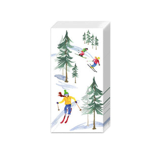 Boston International - Pocket Tissues Pack of 10 Down The Slope Christmas