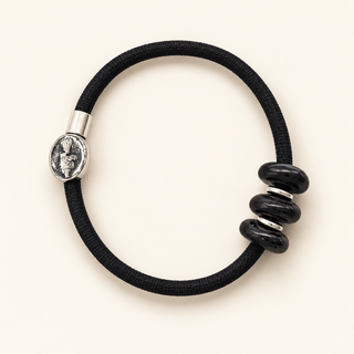 By Lilla Bracelet Hair Tie Black Trio