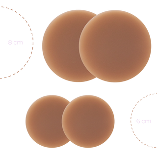 Boob-eez - 6cm Nipple Covers: Medium Tint