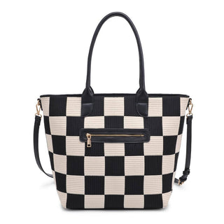 Moda Luxe - Betty Tote: Black Ivory