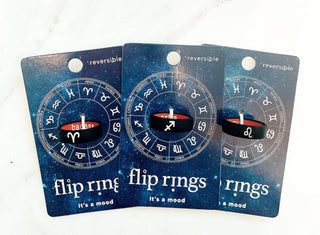 Flip Rings - Flip Reversible Zodiac Collection