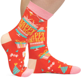 Lavley - Happy Birthday (Pink) Socks