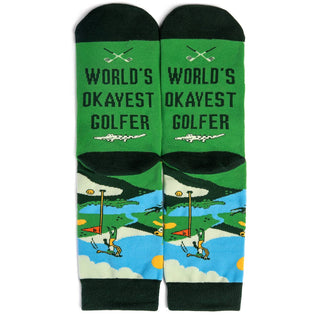 Lavley - World's Okayest Golfer Socks