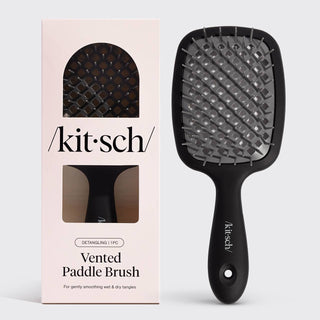 KITSCH - Vented Paddle Brush - Black