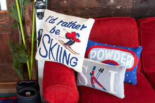 Peking Handicraft - Ski Hook Pillow