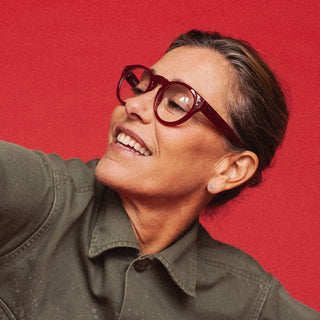Caddis Campbells Reading Glasses Polished Beetroot