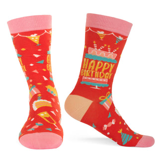 Lavley - Happy Birthday (Pink) Socks