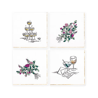 Kate Spade New York by Lifeguard Press - Cocktail Napkins, Bridal Toile