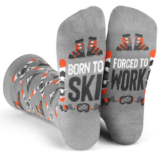 Lavley - Born To Ski, Forced To Work Socks