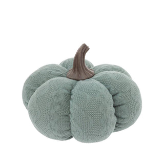 Boston International - Small Plush Aqua Blue Pumpkin Fall Autumn Décor