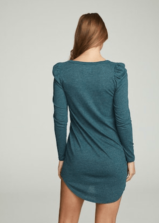 Chaser Puff Sleeve Shirttail Hi Lo Dress - Taryn x Philip Boutique