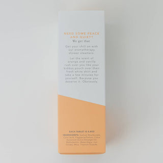 Chez Gagné - Done Parenting Today Shower Steamers - Orange Vanilla