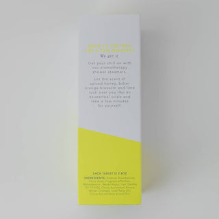 Chez Gagné - Everything is Fine Shower Steamers - Sea Salt, Citrus & Neroli - Set of 8 Tabs